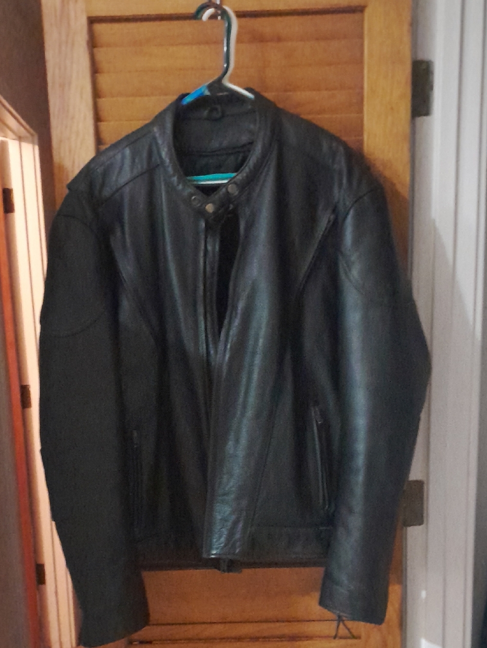 Element Black Leather Bomber Jacket